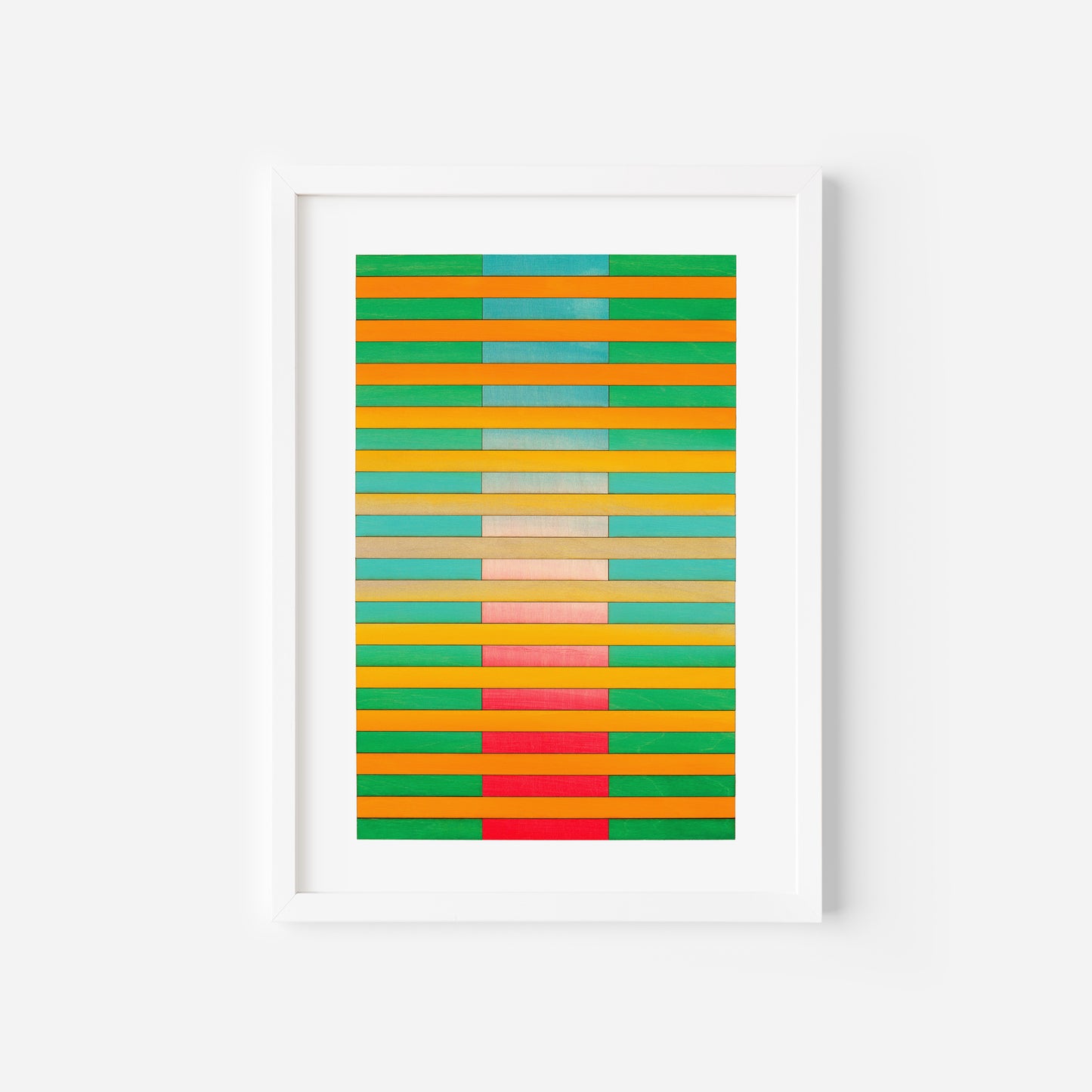 Boston Stripe Colour Study Print