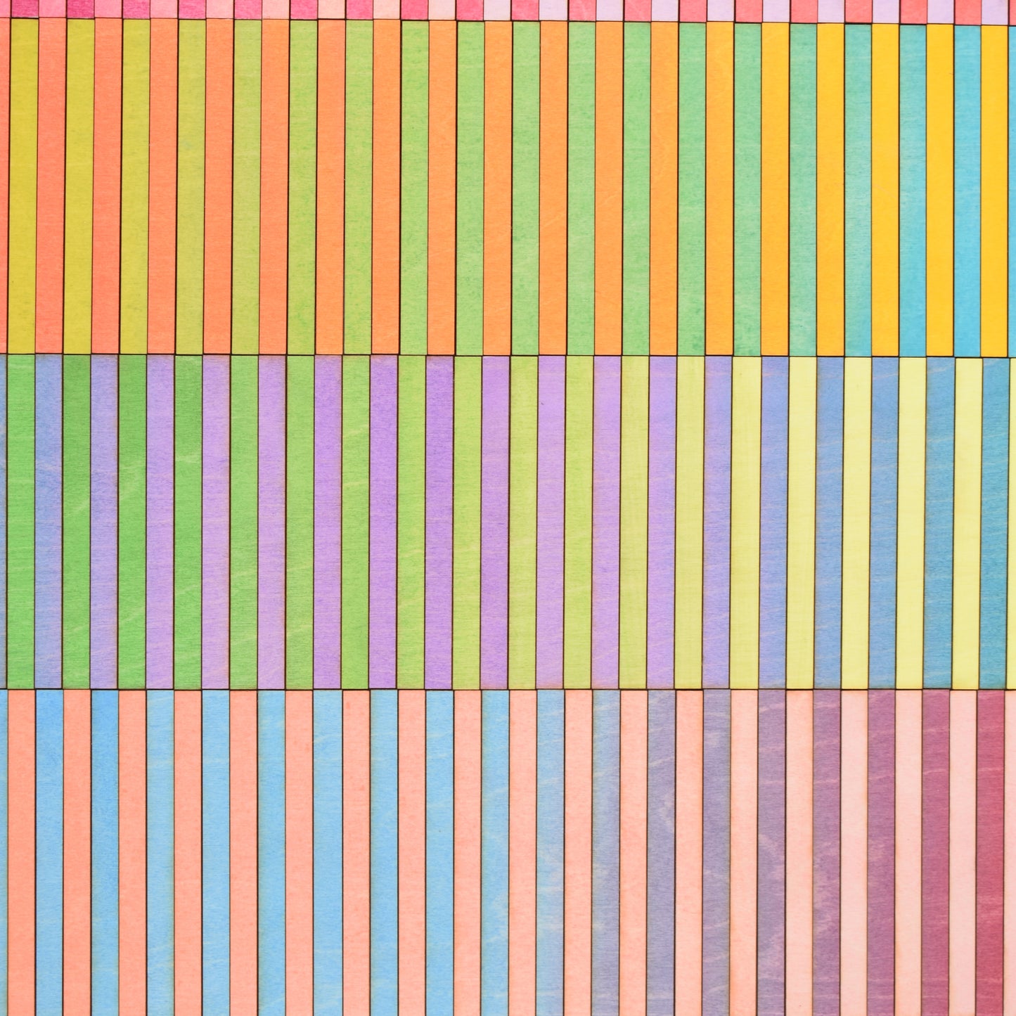 Five Panel Stripe Colour Study #3
