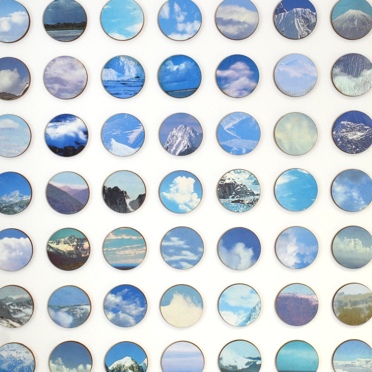One Hundred and Fifty Sky Dots Collage