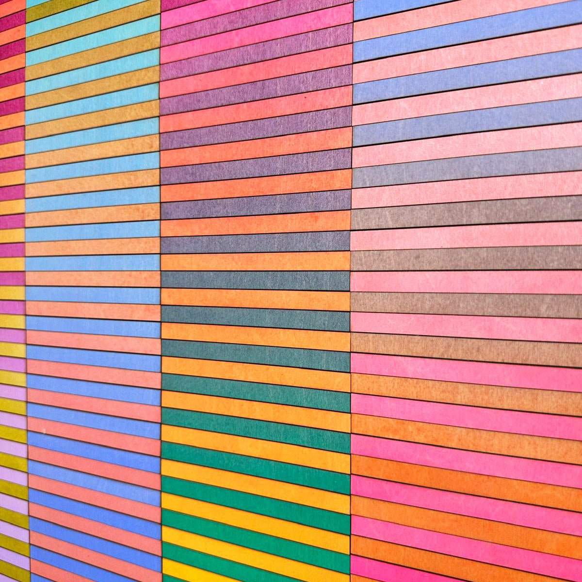 Five Panel Stripe Colour Study #4