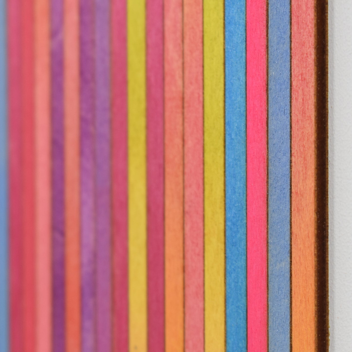 Irregular Bright Stripe Colour Study Painting