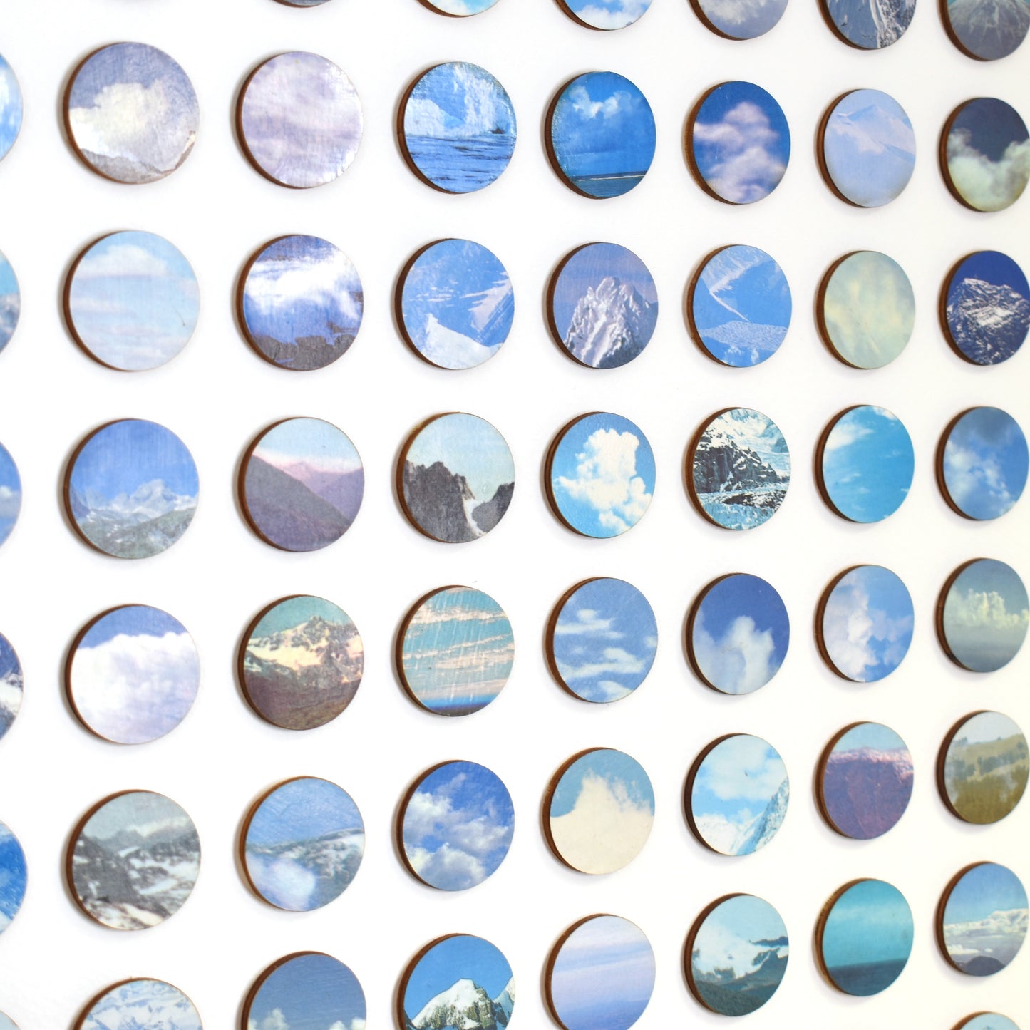 One Hundred and Fifty Sky Dots Collage