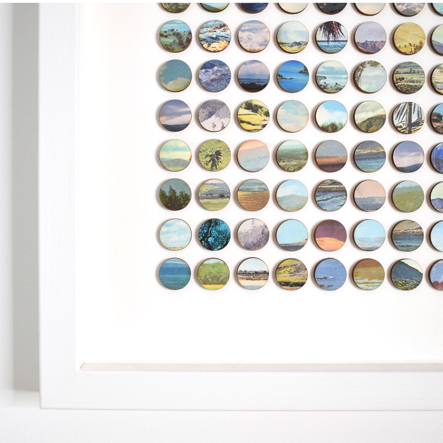 One Hundred and Sixty Nine Sky and Landscape Dots Collage
