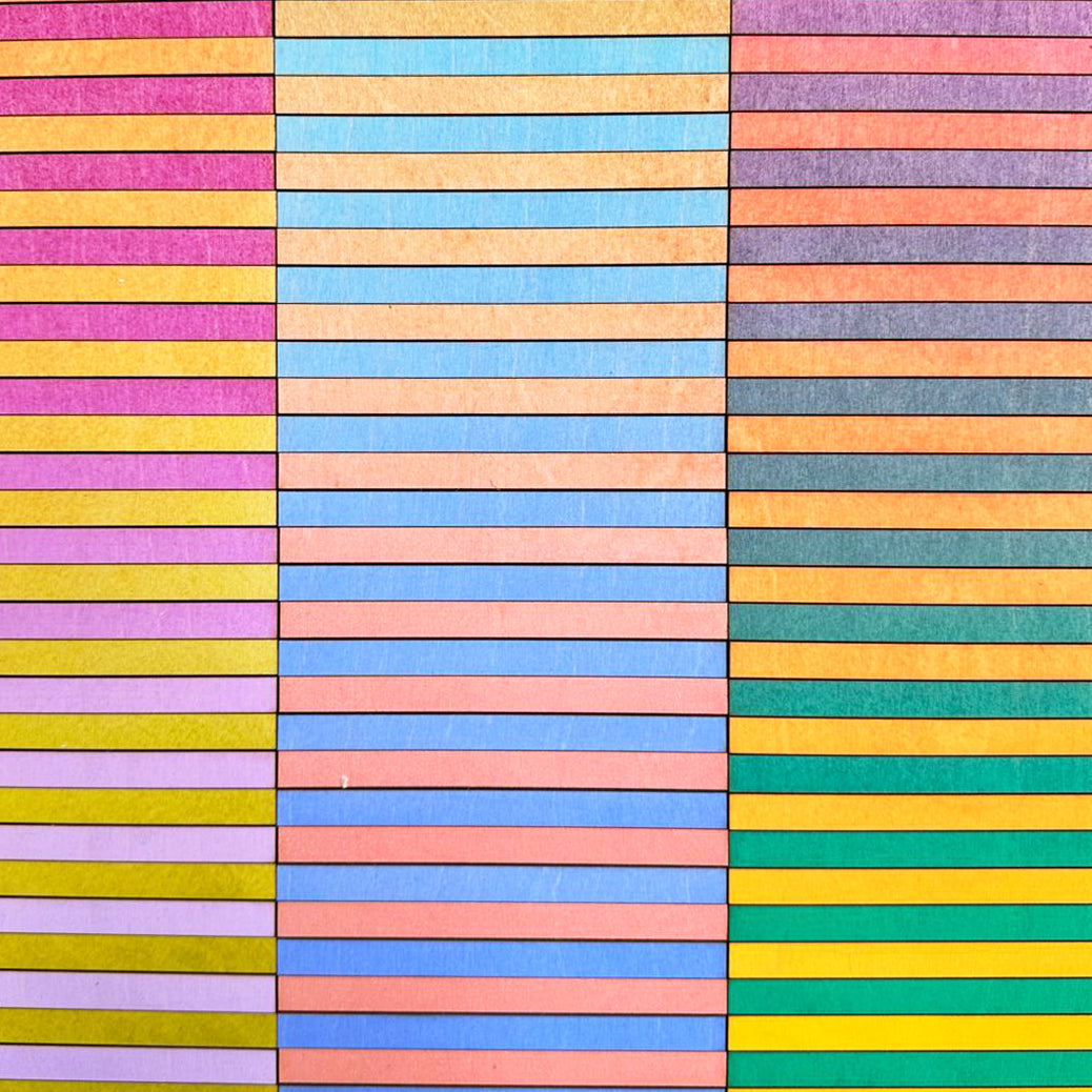 Five Panel Stripe Colour Study #4