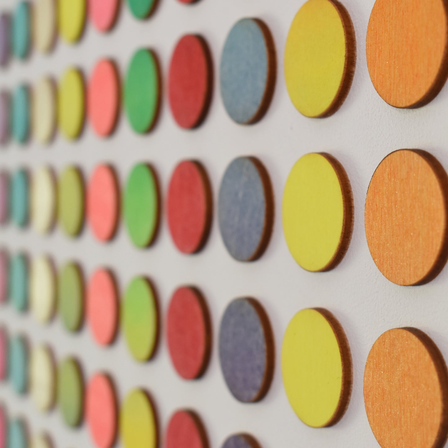 Three Hundred And Twenty Four Ombre Stripe Dots Painting