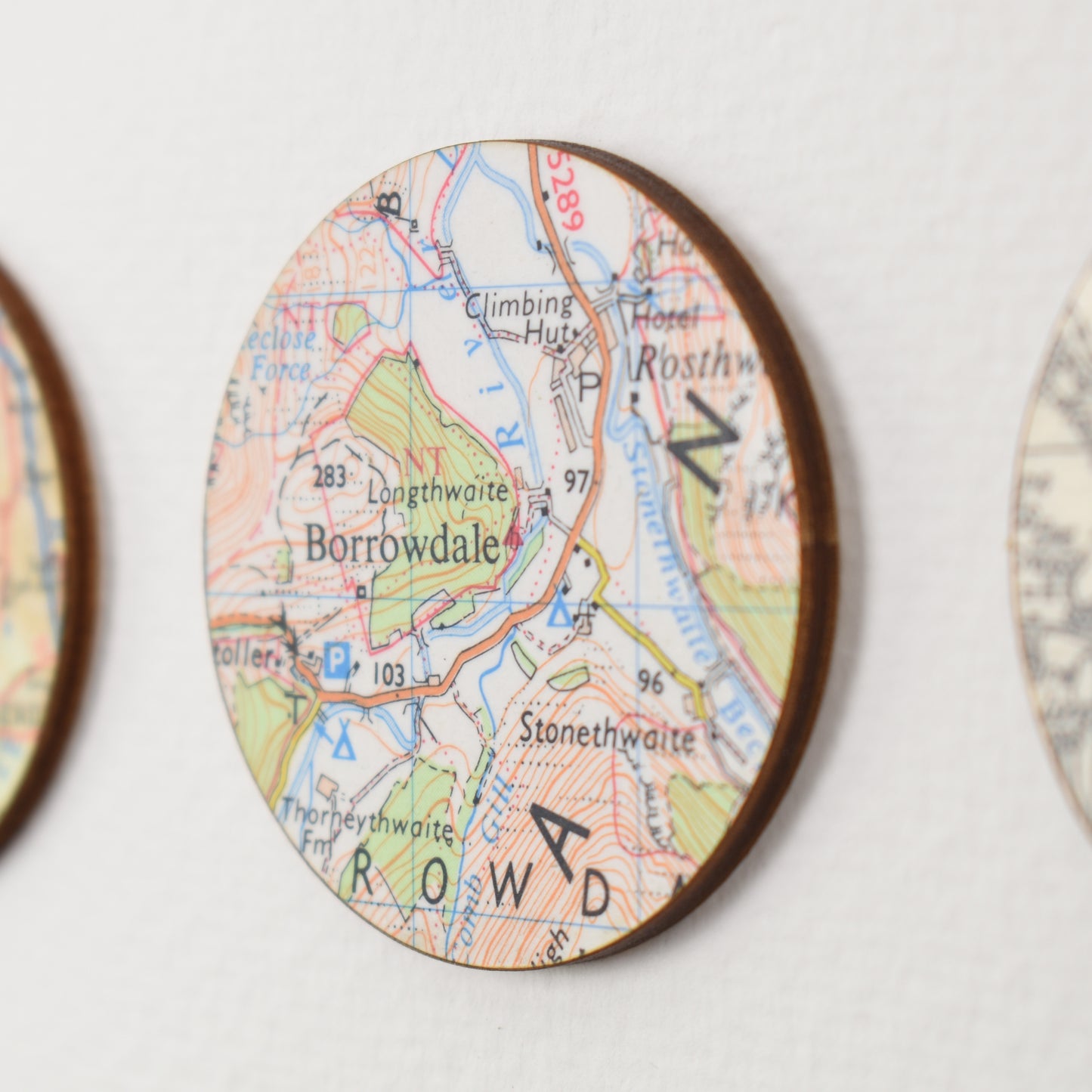 Forty Nine English Lakes Map Dots Collage