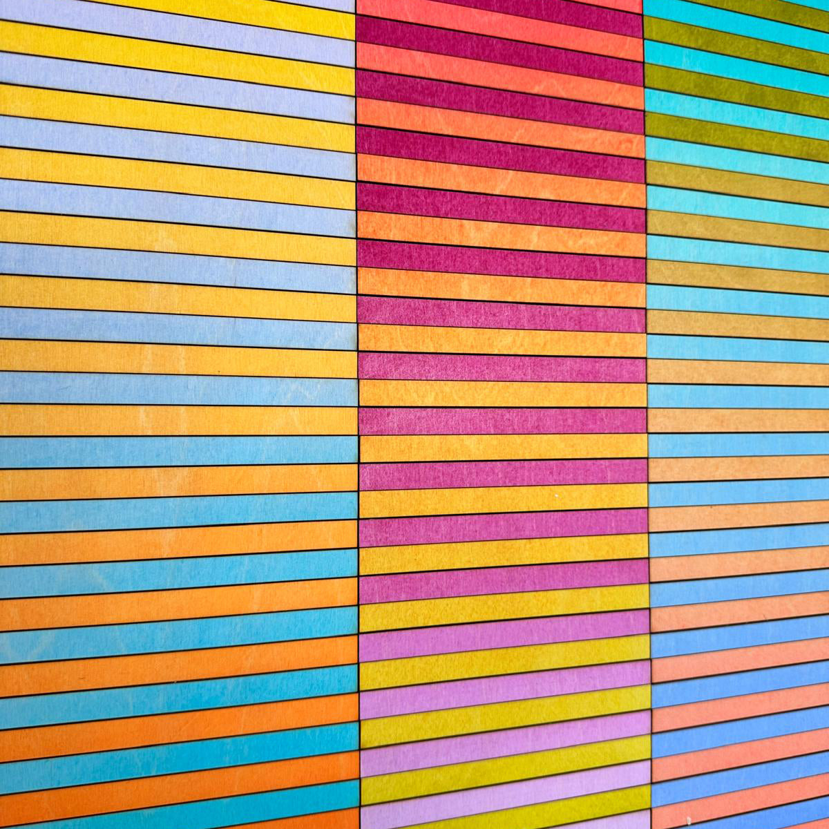 Five Panel Stripe Colour Study #4