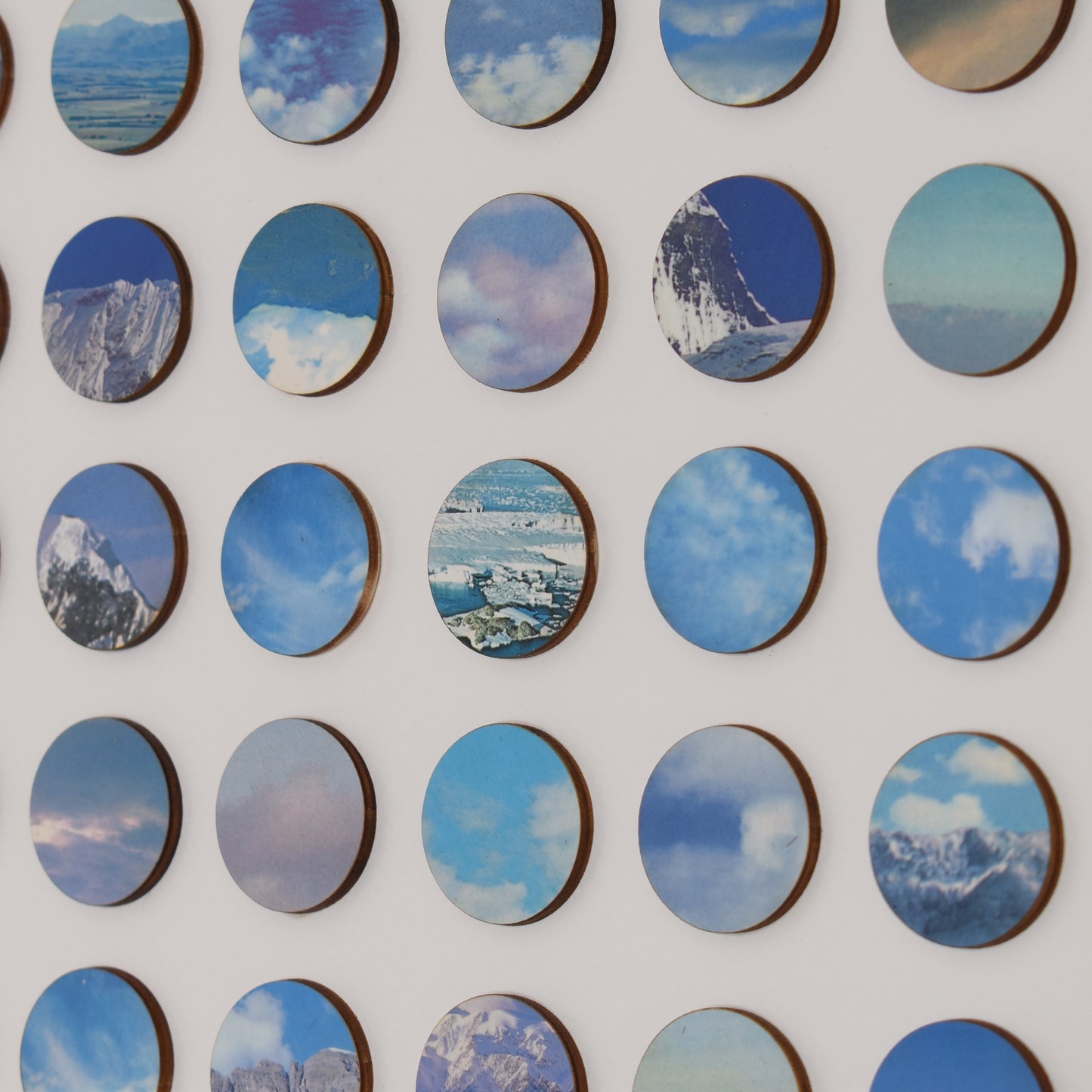 One Hundred and Fifty Sky Dots Collage