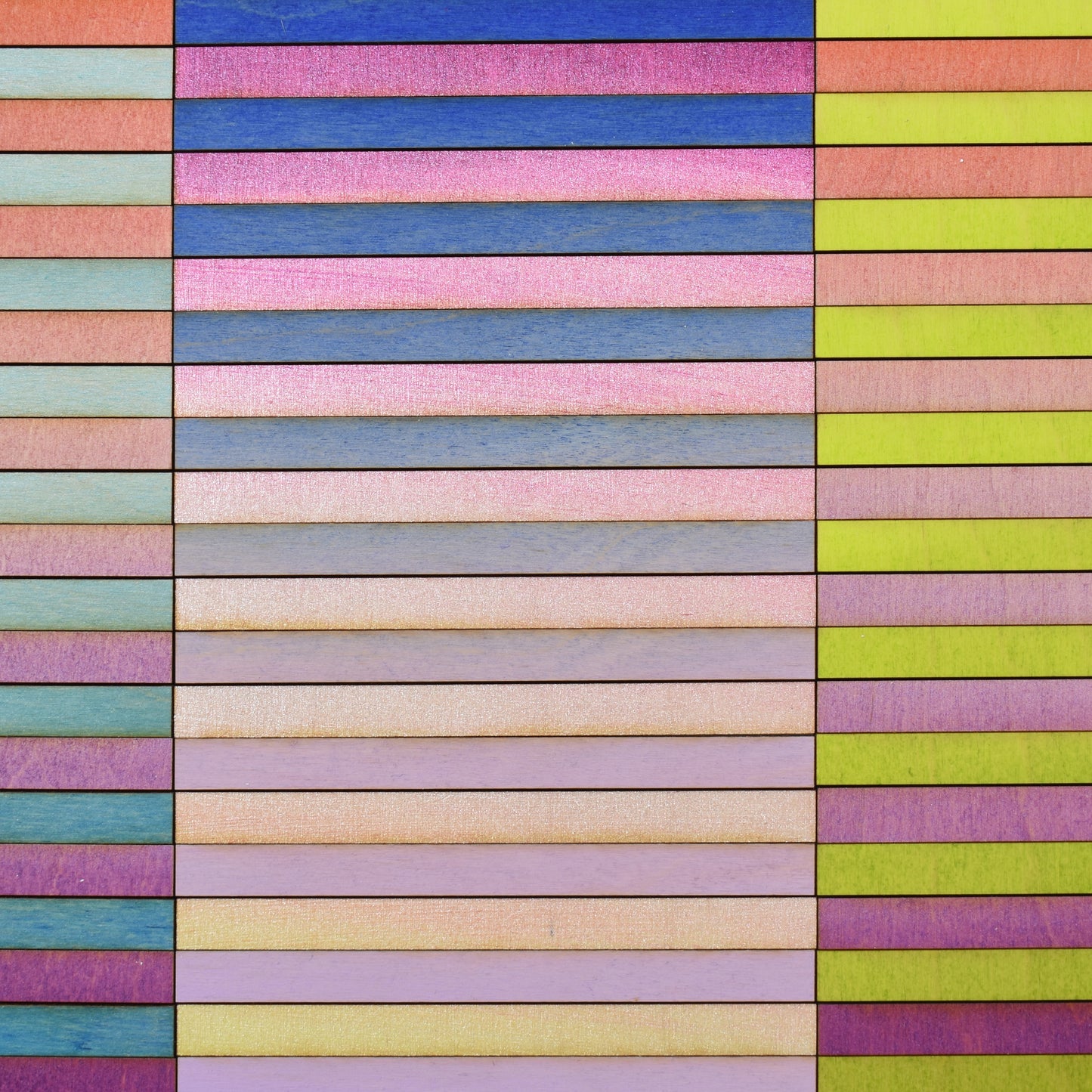 Purple and Yellow Colour Study Painting