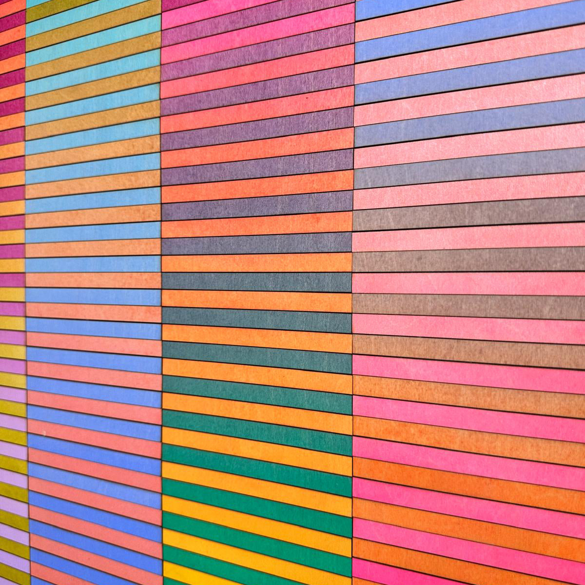 Five Panel Stripe Colour Study #4