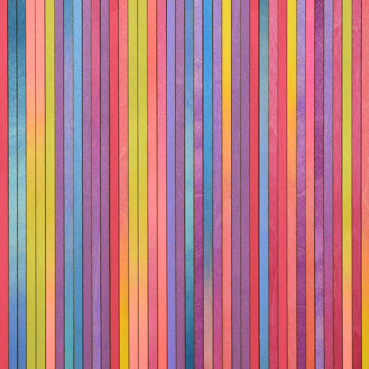 Irregular Bright Stripe Colour Study Painting