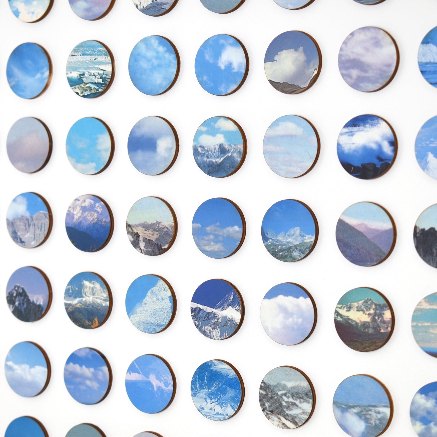 One Hundred and Fifty Sky Dots Collage
