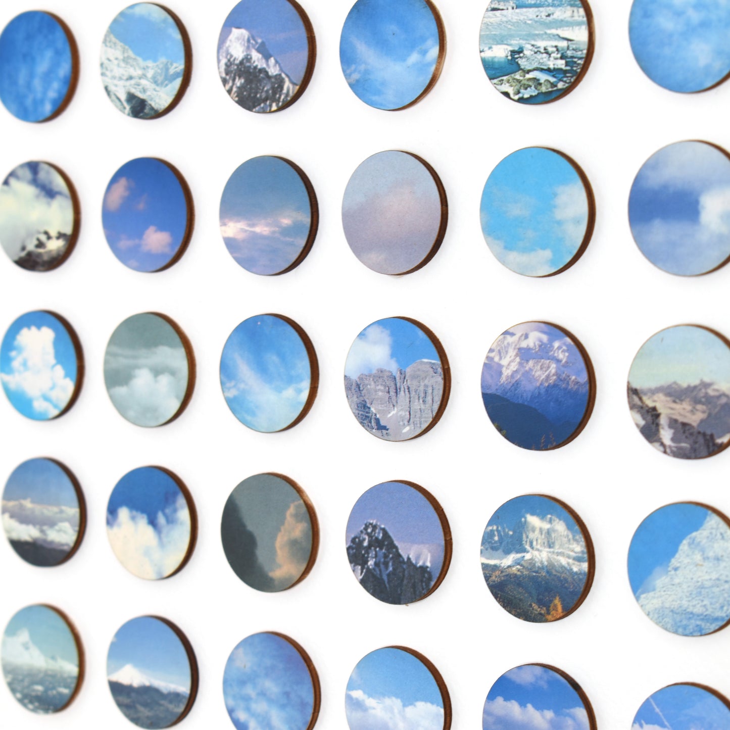 One Hundred and Fifty Sky Dots Collage