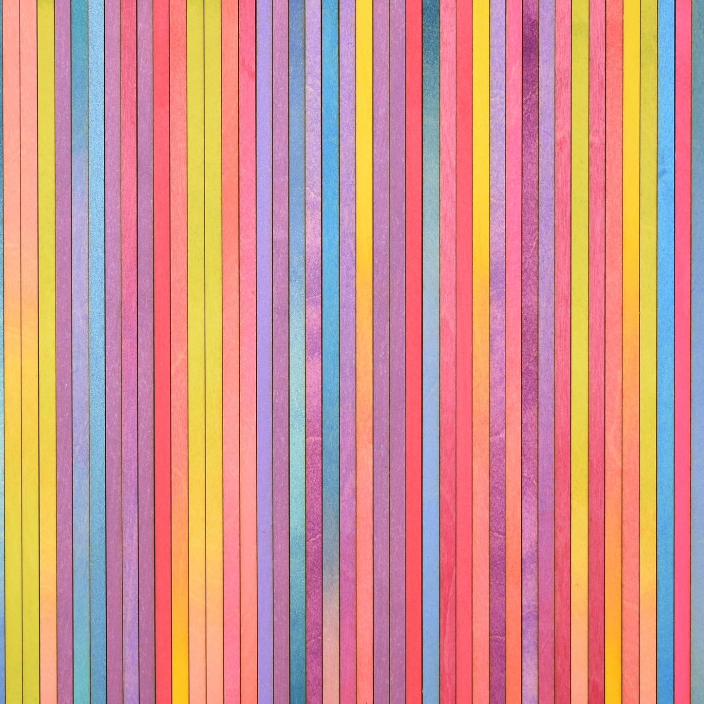 Irregular Bright Stripe Colour Study Painting