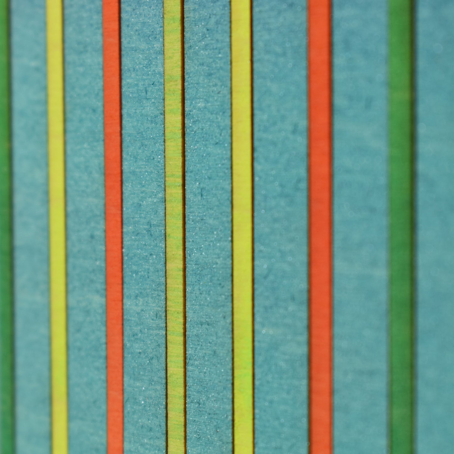 Narrow Stripe Colour Study Painting Aqua and Blue