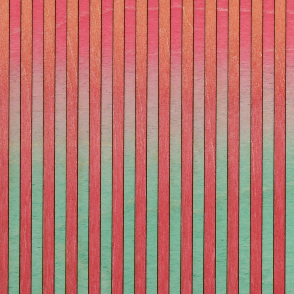 Narrow Stripe Colour Study Painting, Red and Green