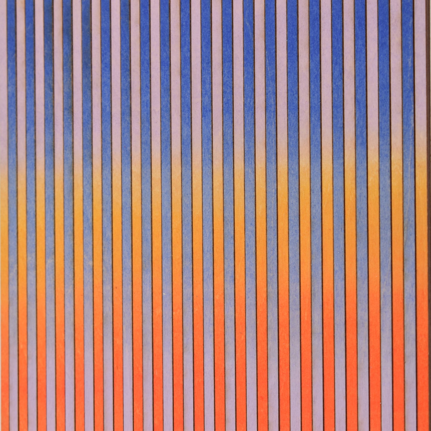 Narrow Stripe Colour Study Painting, Blue and Red