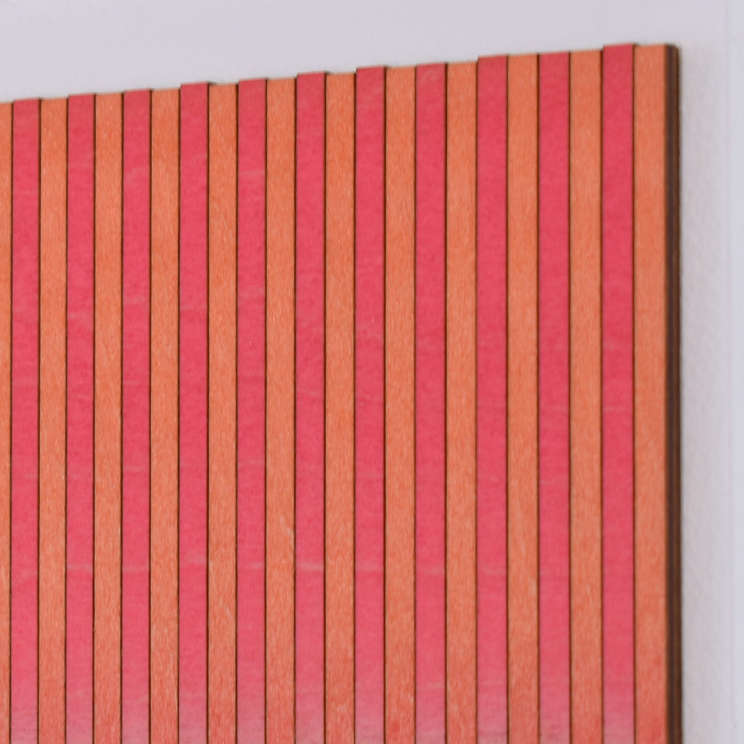 Narrow Stripe Colour Study Painting, Red and Green