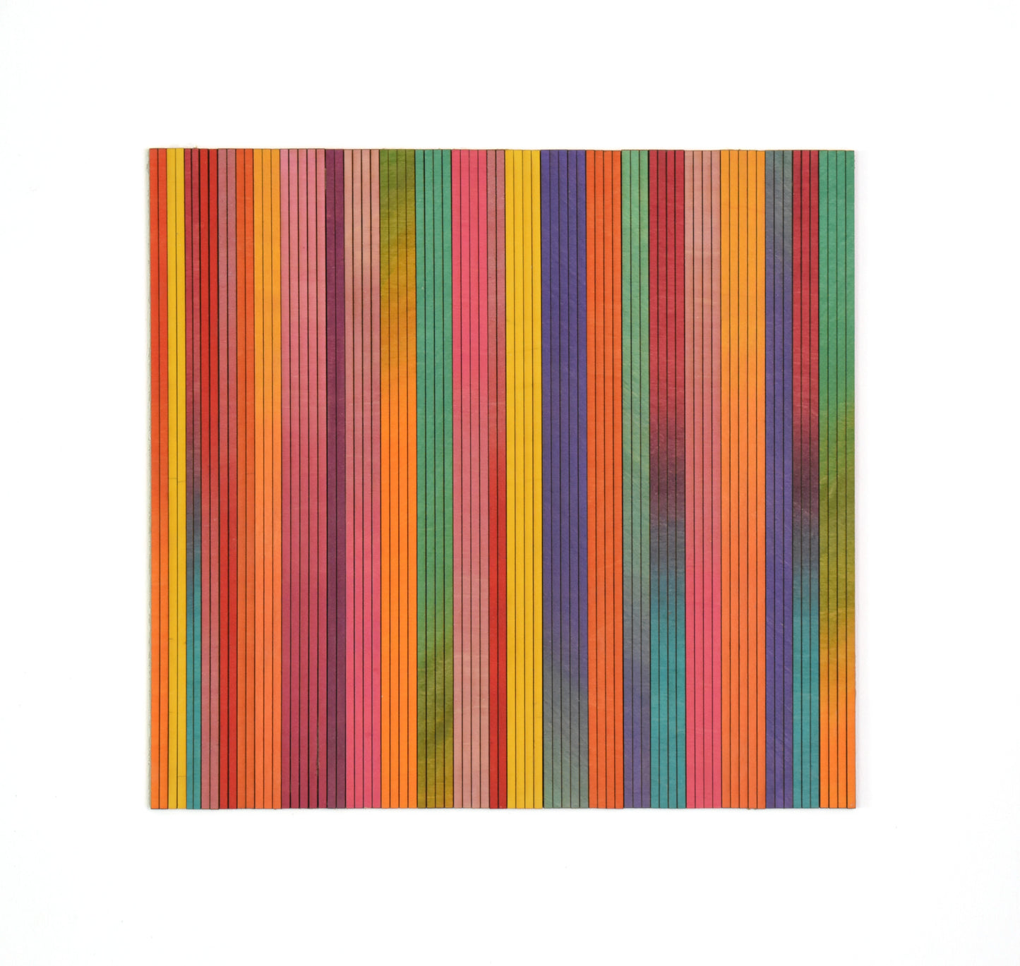 Irregular Stripe Colour Study Painting