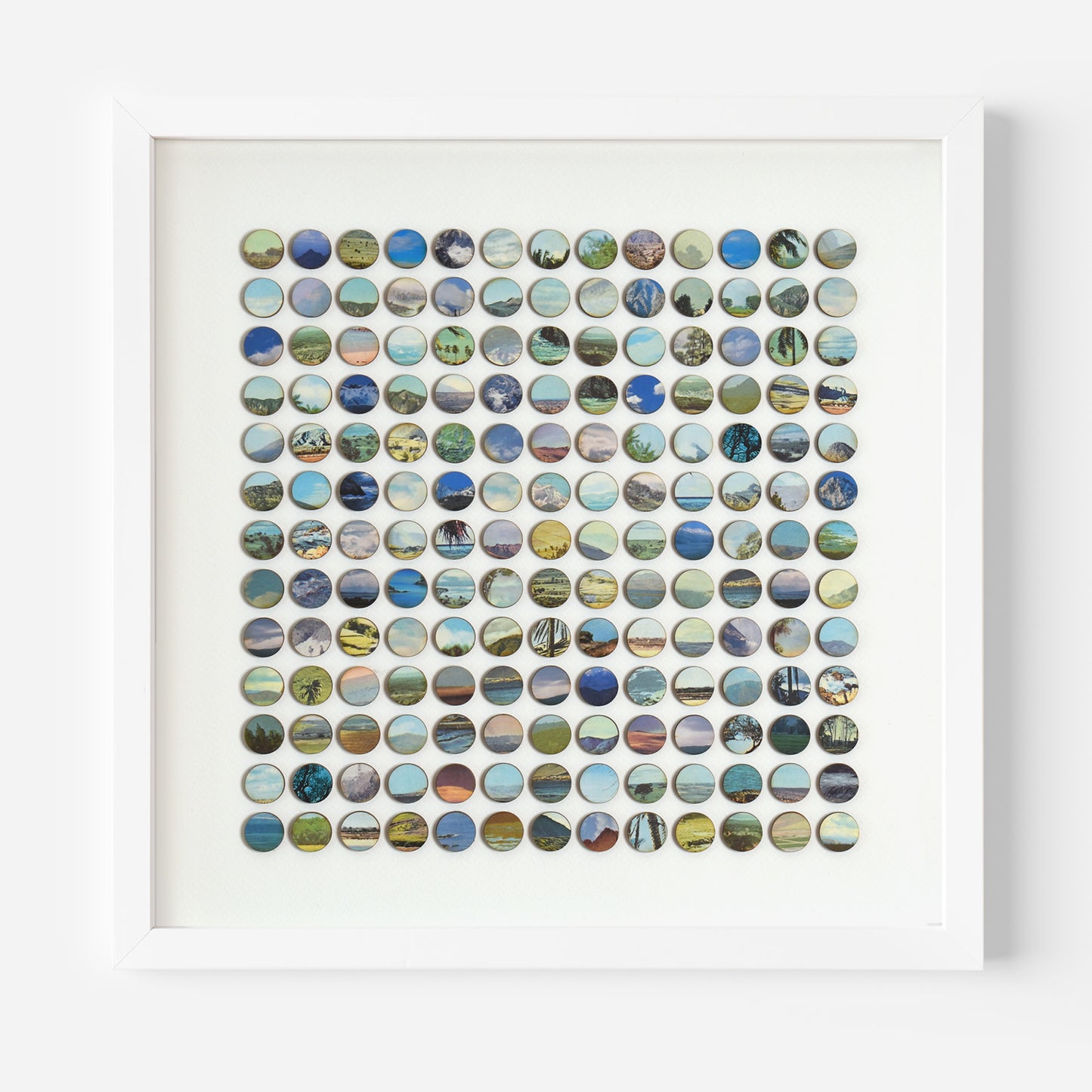 One Hundred and Sixty Nine Sky and Landscape Dots Collage
