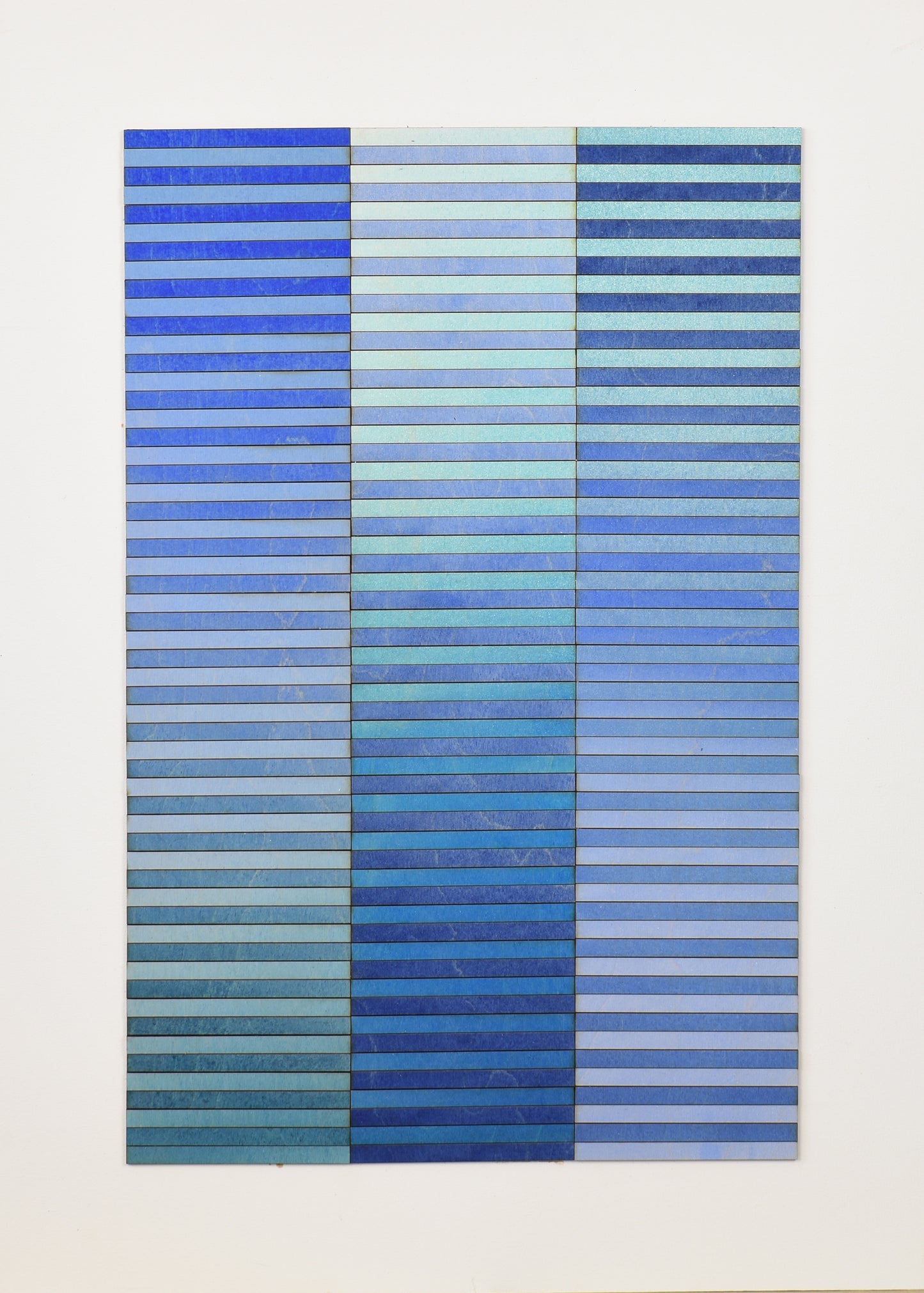 Blue Stripe Colour Study Painting