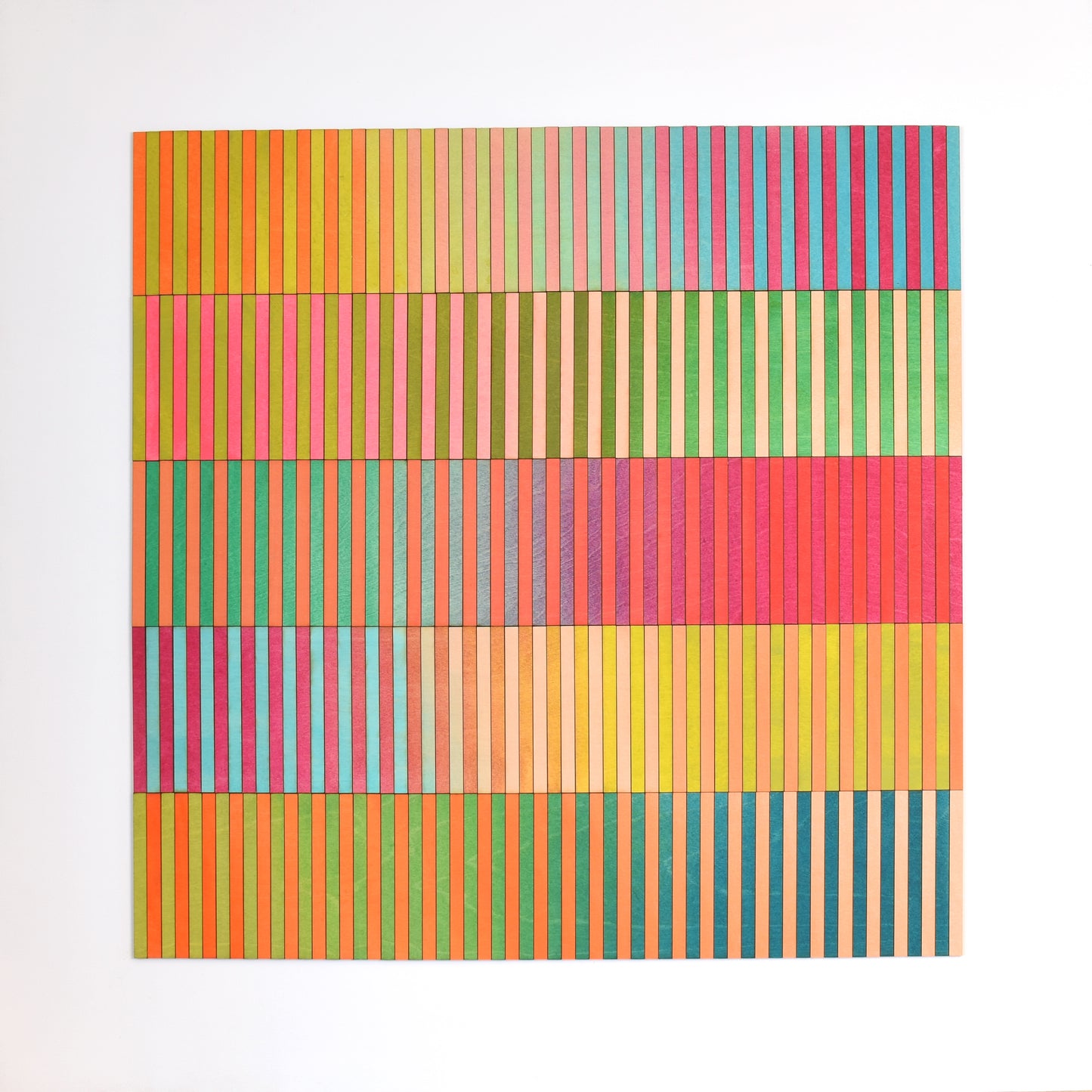 Five Panel Stripe Colour Study #2