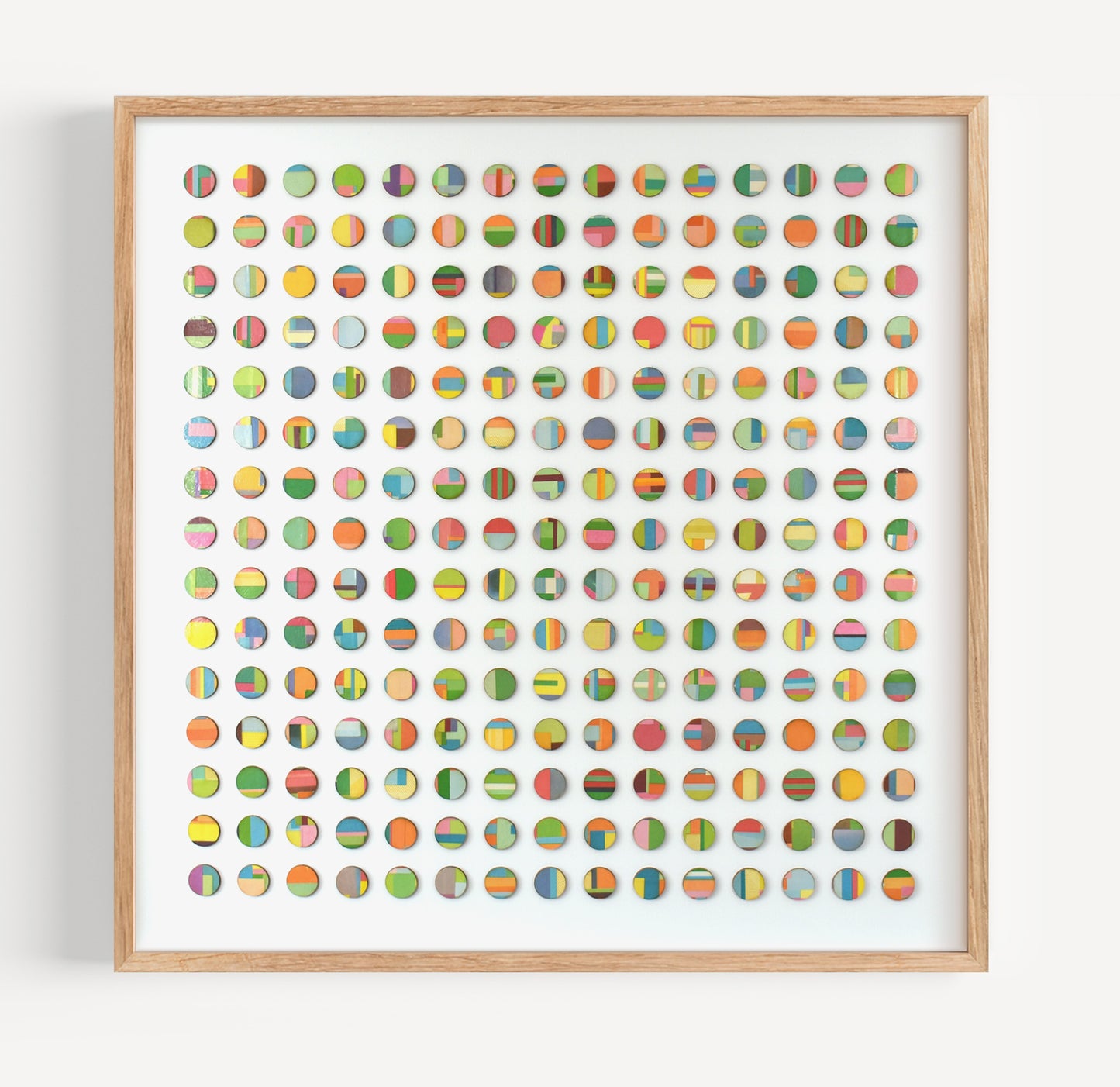 Two Hundred and Twenty Five Vintage Cookery Book Dots Collage