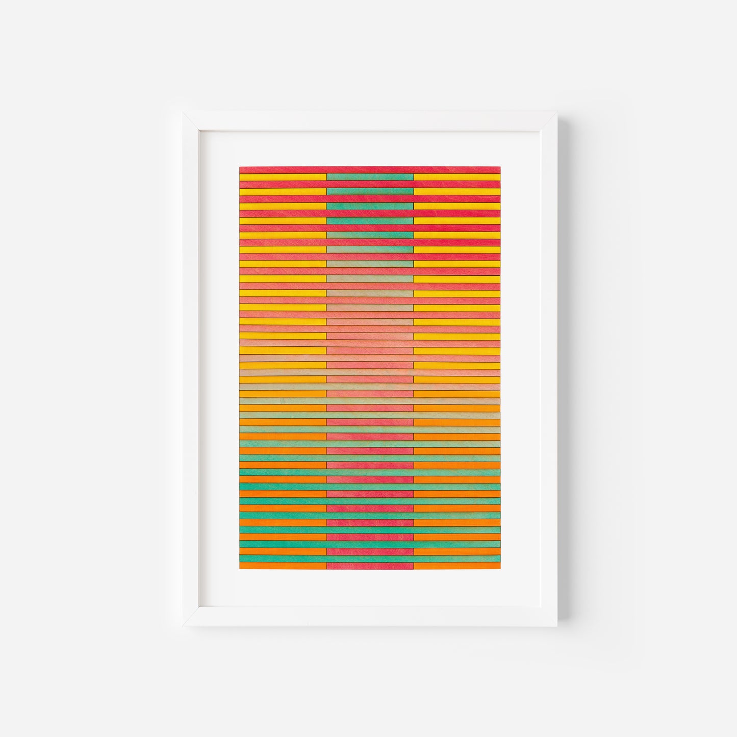 Texas Stripe Colour Study Print