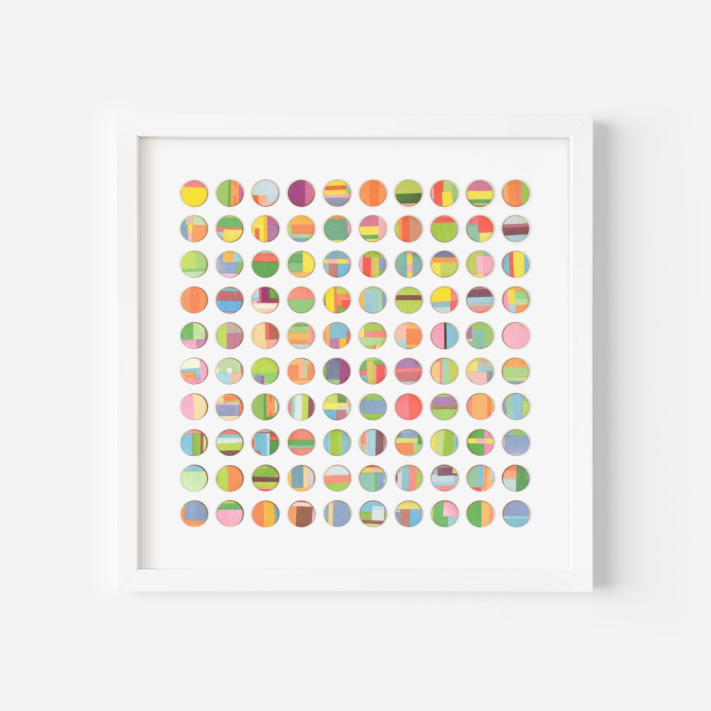 One Hundred Vintage Cookery Book Dots Collage