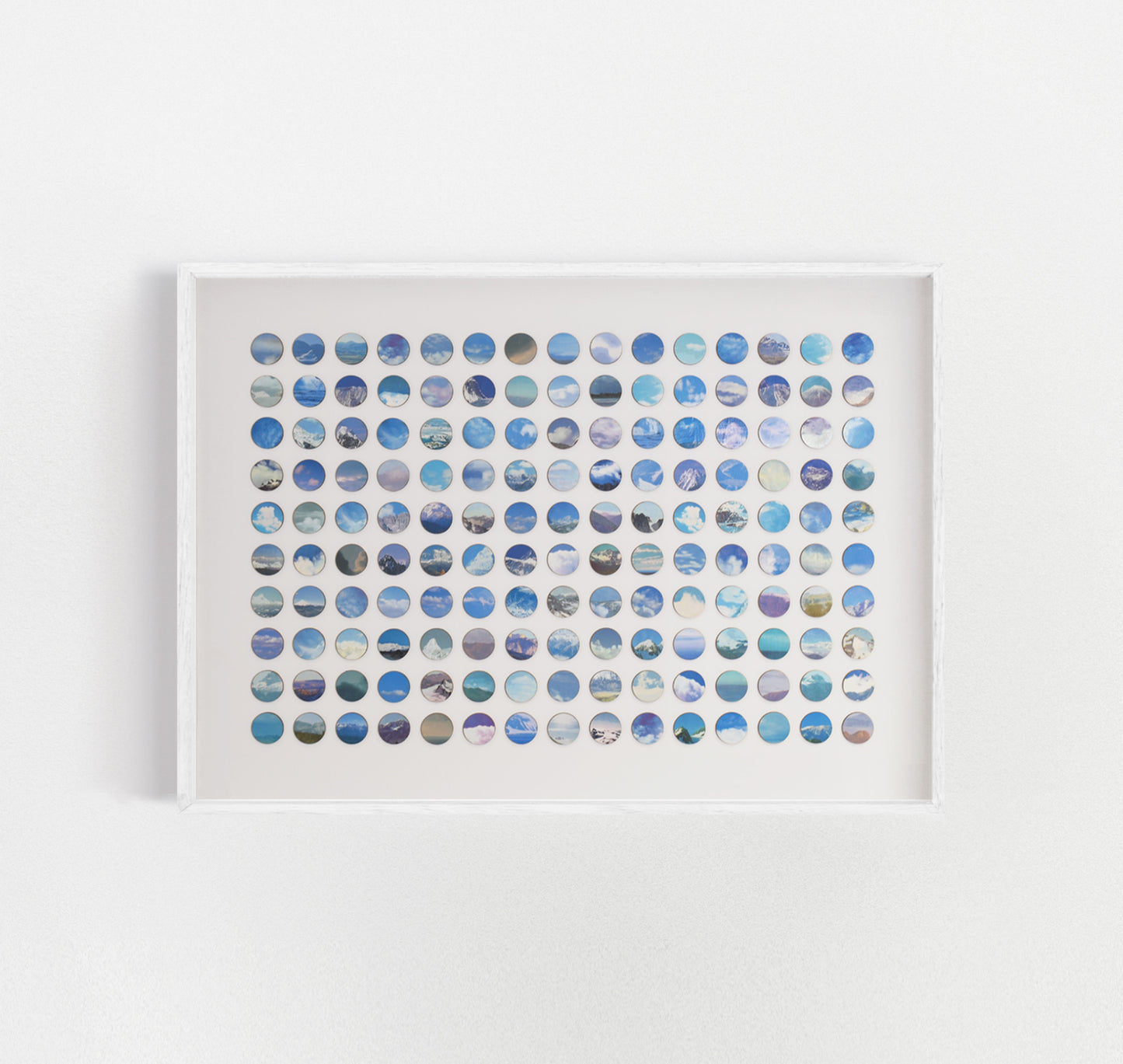 One Hundred and Fifty Sky Dots Collage