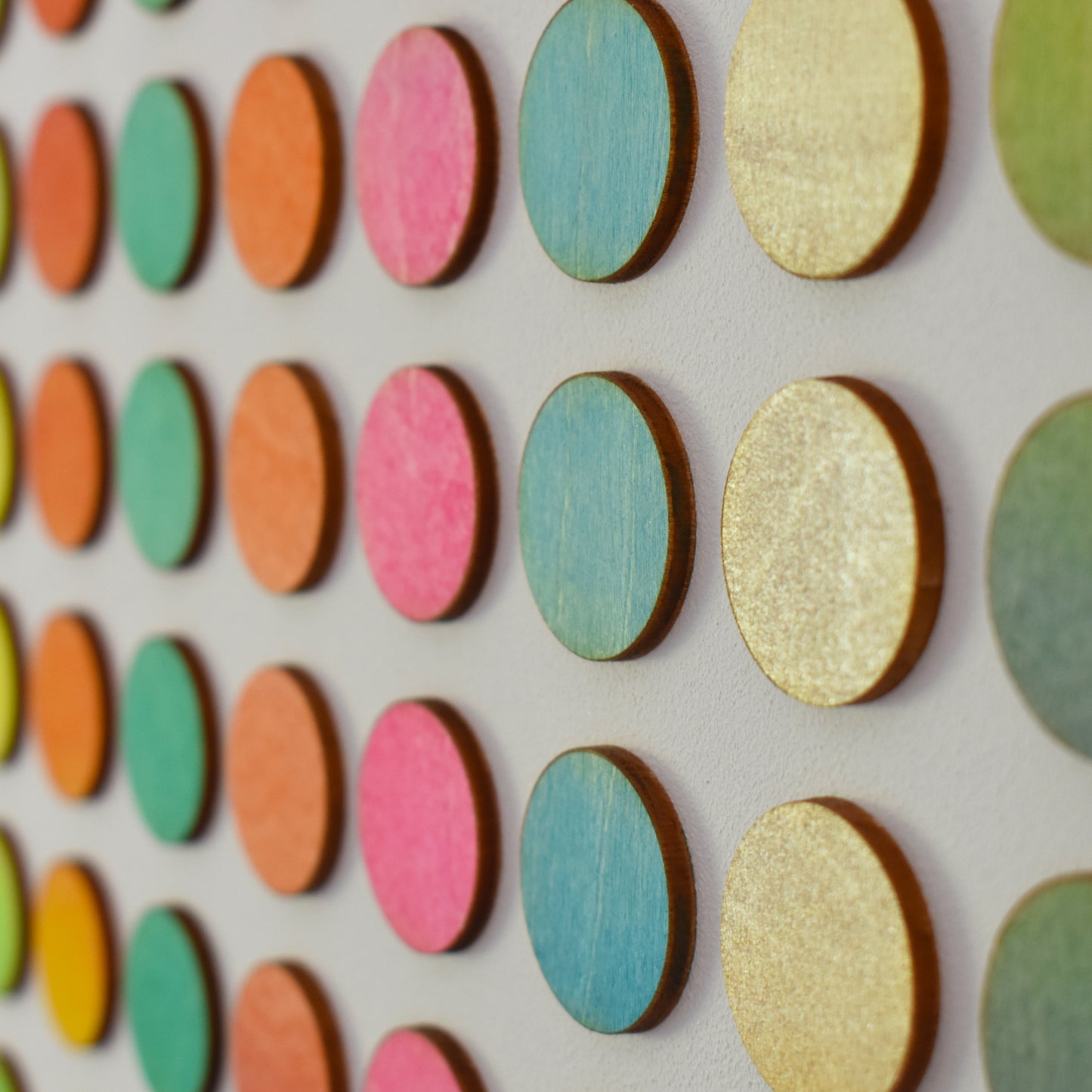 Three Hundred And Twenty Four Ombre Stripe Dots Painting