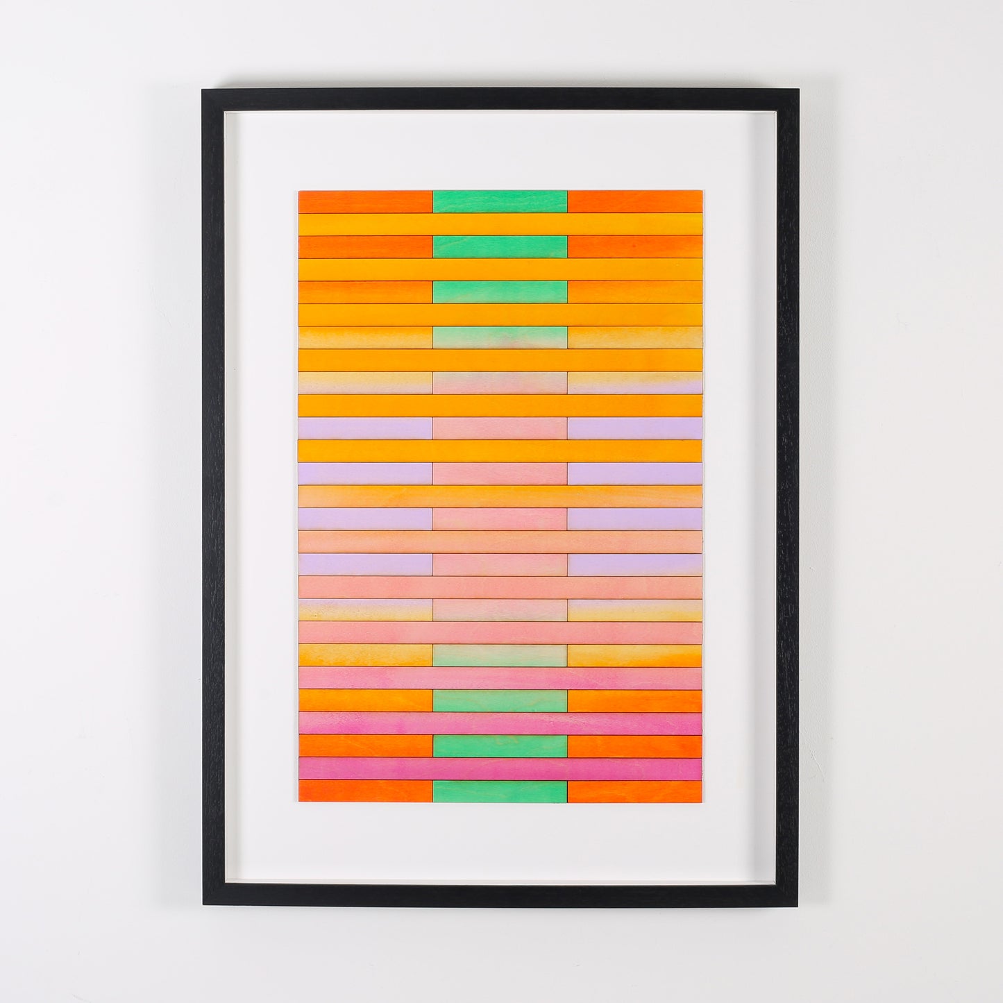 New York Stripe Colour Study Painting
