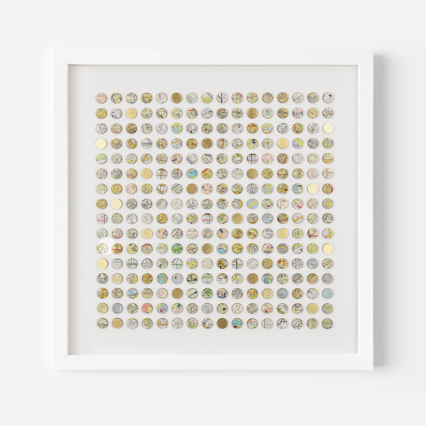 256 London Map Dots by Amelia Coward