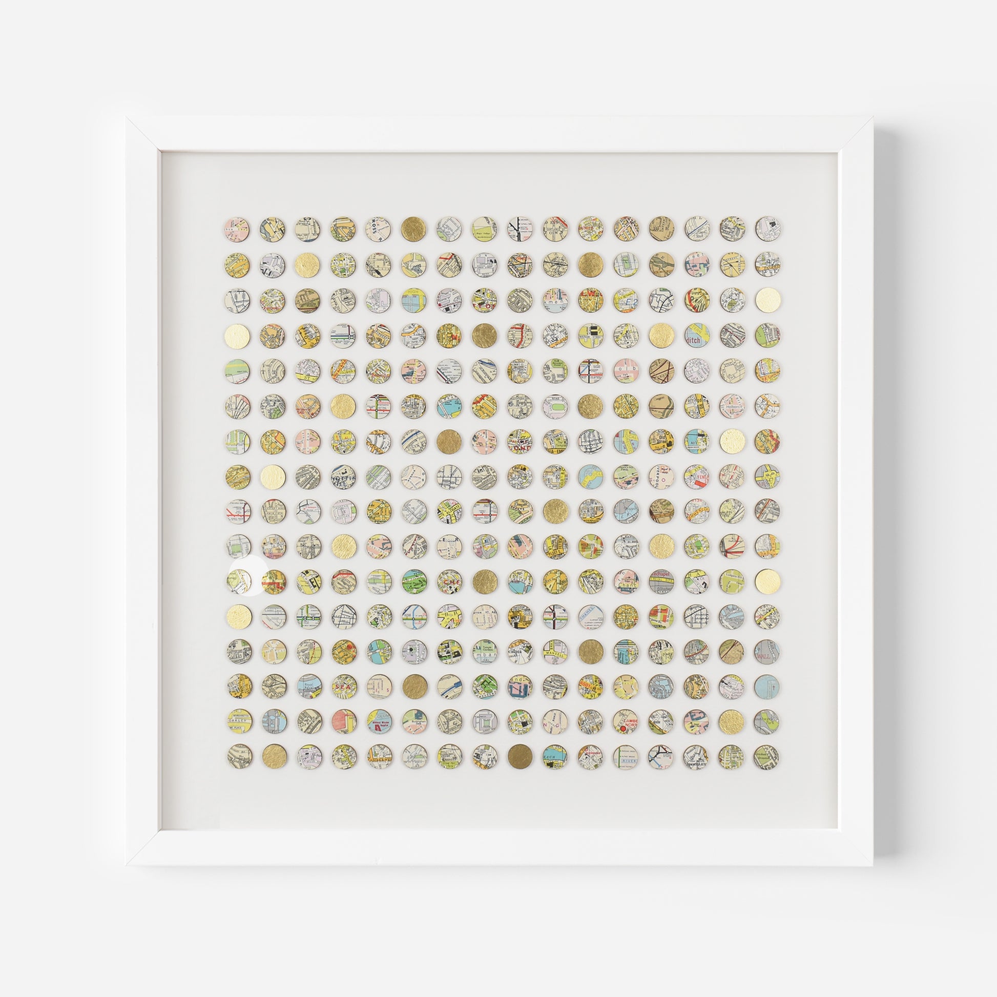 256 London Map Dots by Amelia Coward