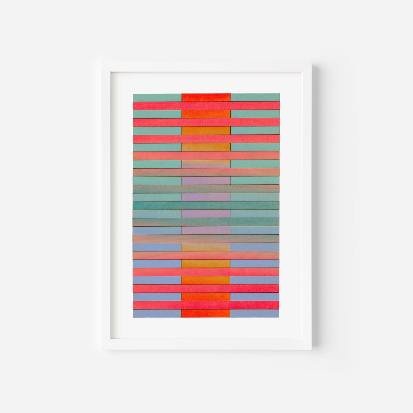 California Stripe Colour Study Print