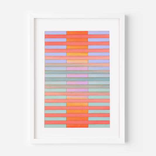 California Stripe Colour Study Painting