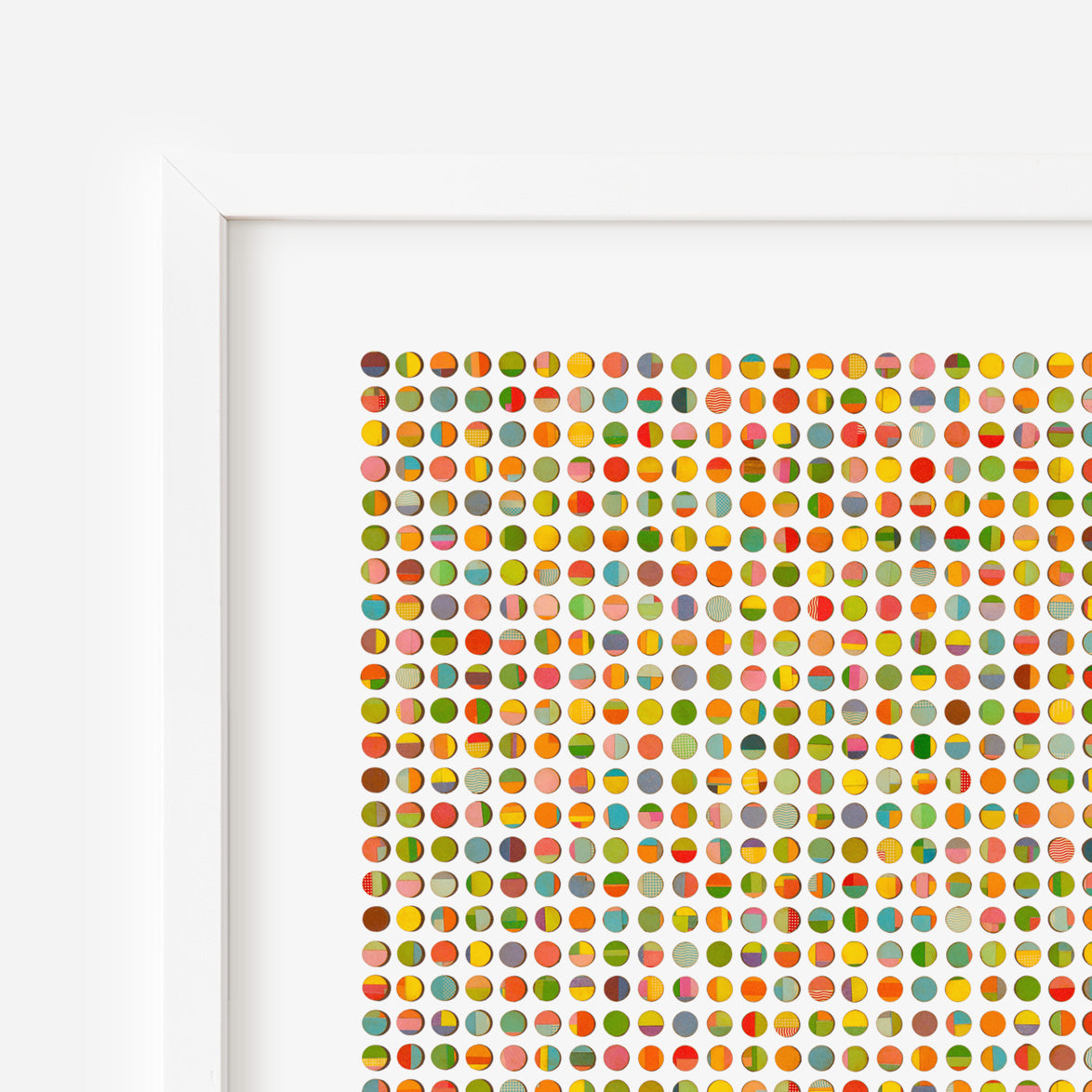 Cookery Dots Collage Print
