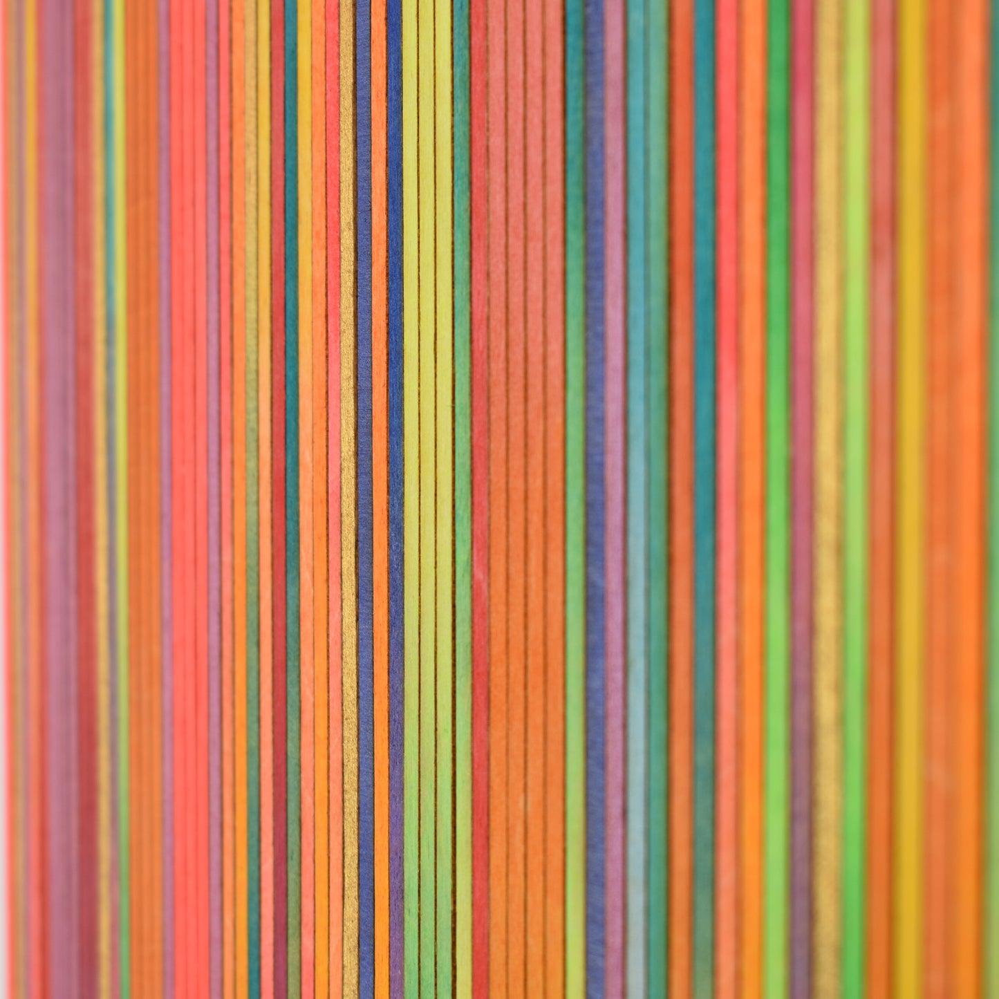 Irregular Narrow Stripe Colour Study Painting
