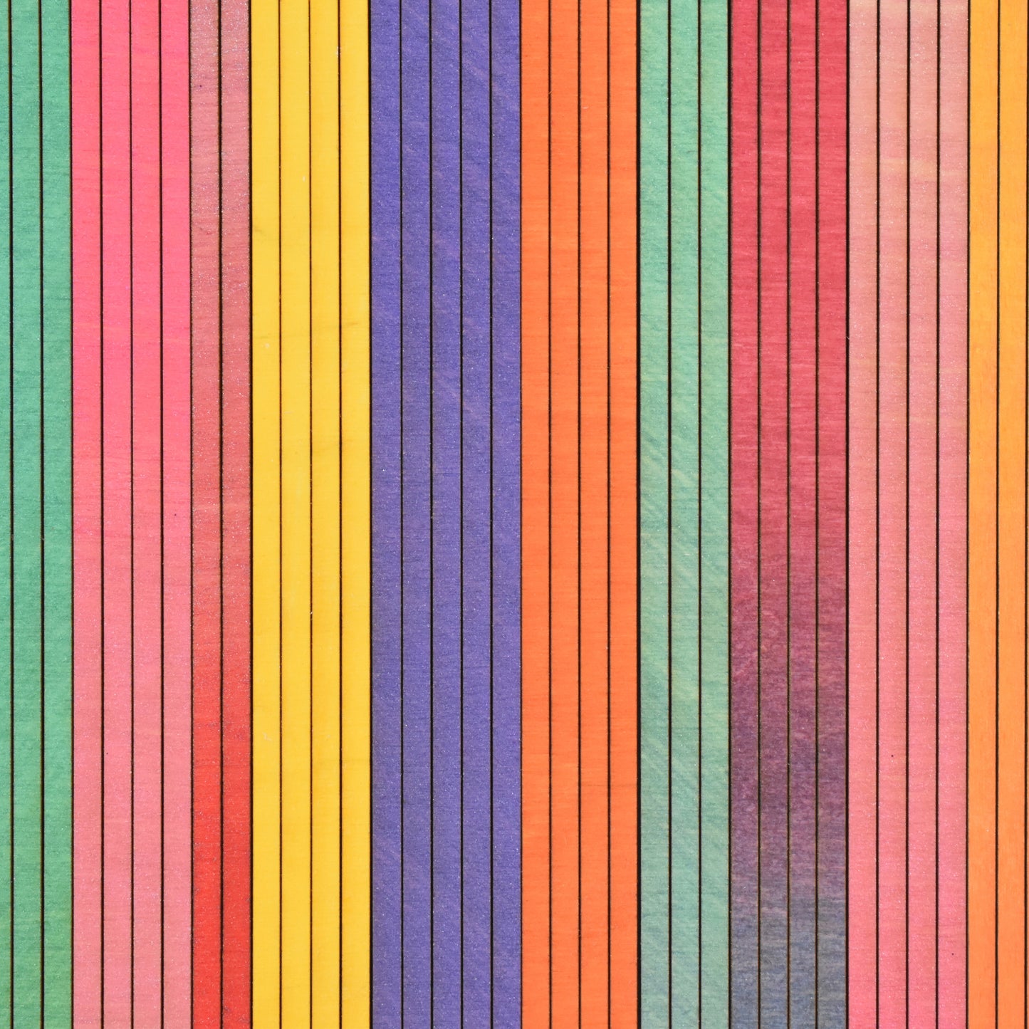 Irregular Stripe Colour Study Painting
