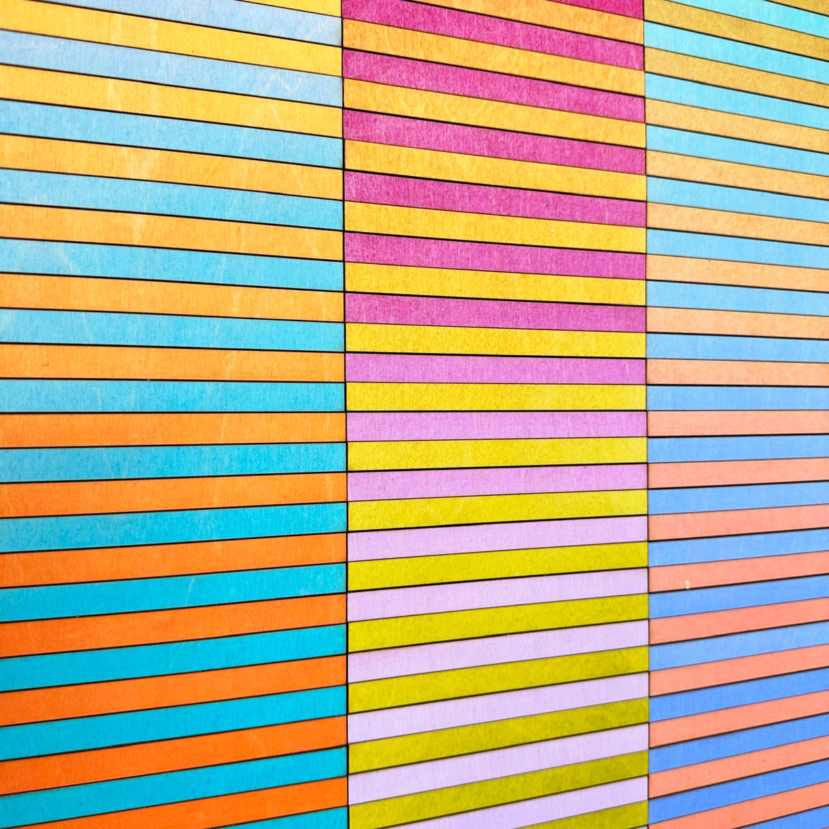 Five Panel Stripe Colour Study #4