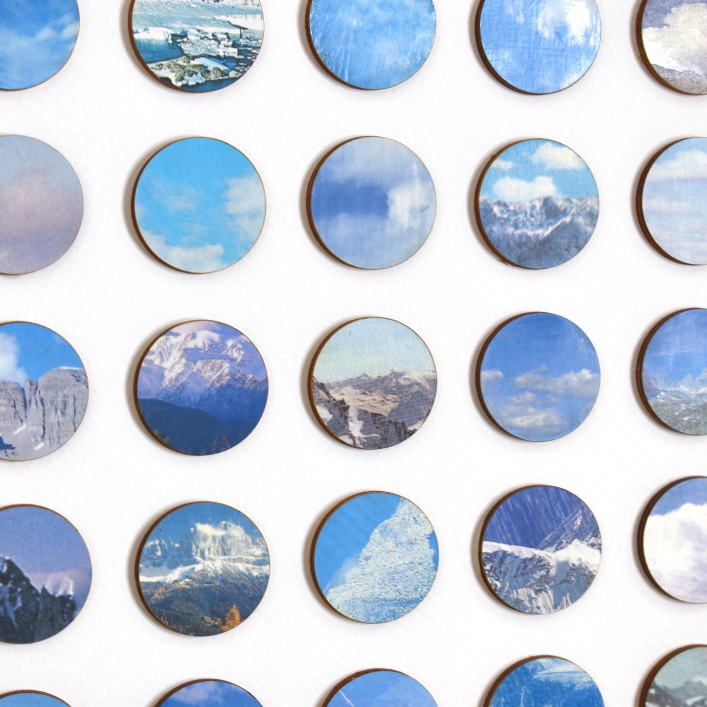 One Hundred and Fifty Sky Dots Collage
