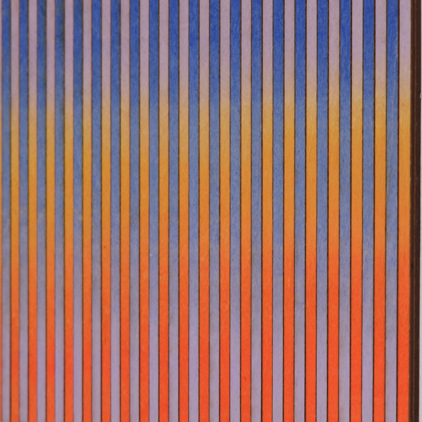 Narrow Stripe Colour Study Painting, Blue and Red