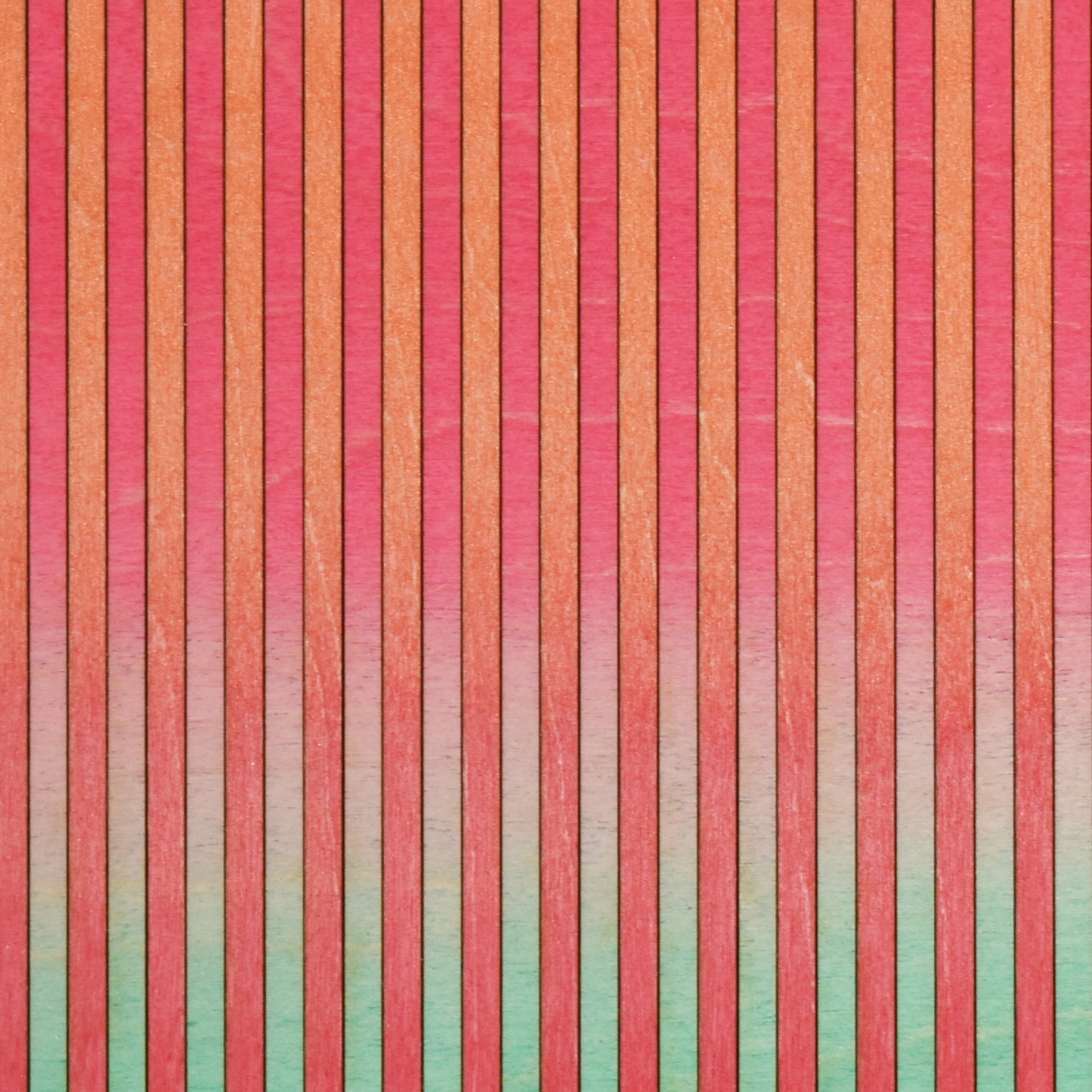 Narrow Stripe Colour Study Painting, Red and Green