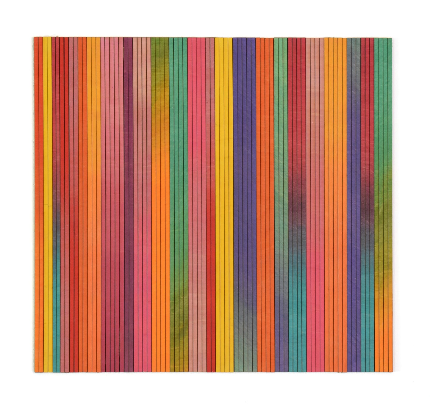 Irregular Stripe Colour Study Painting