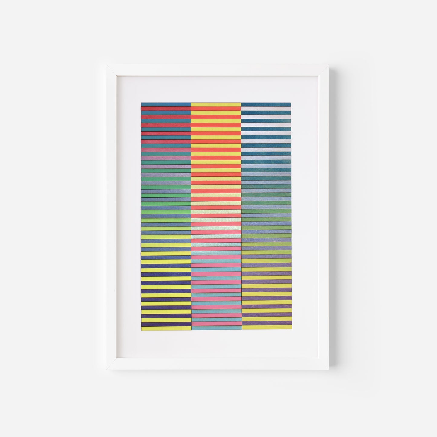 Hong Kong Stripe Colour Study Painting