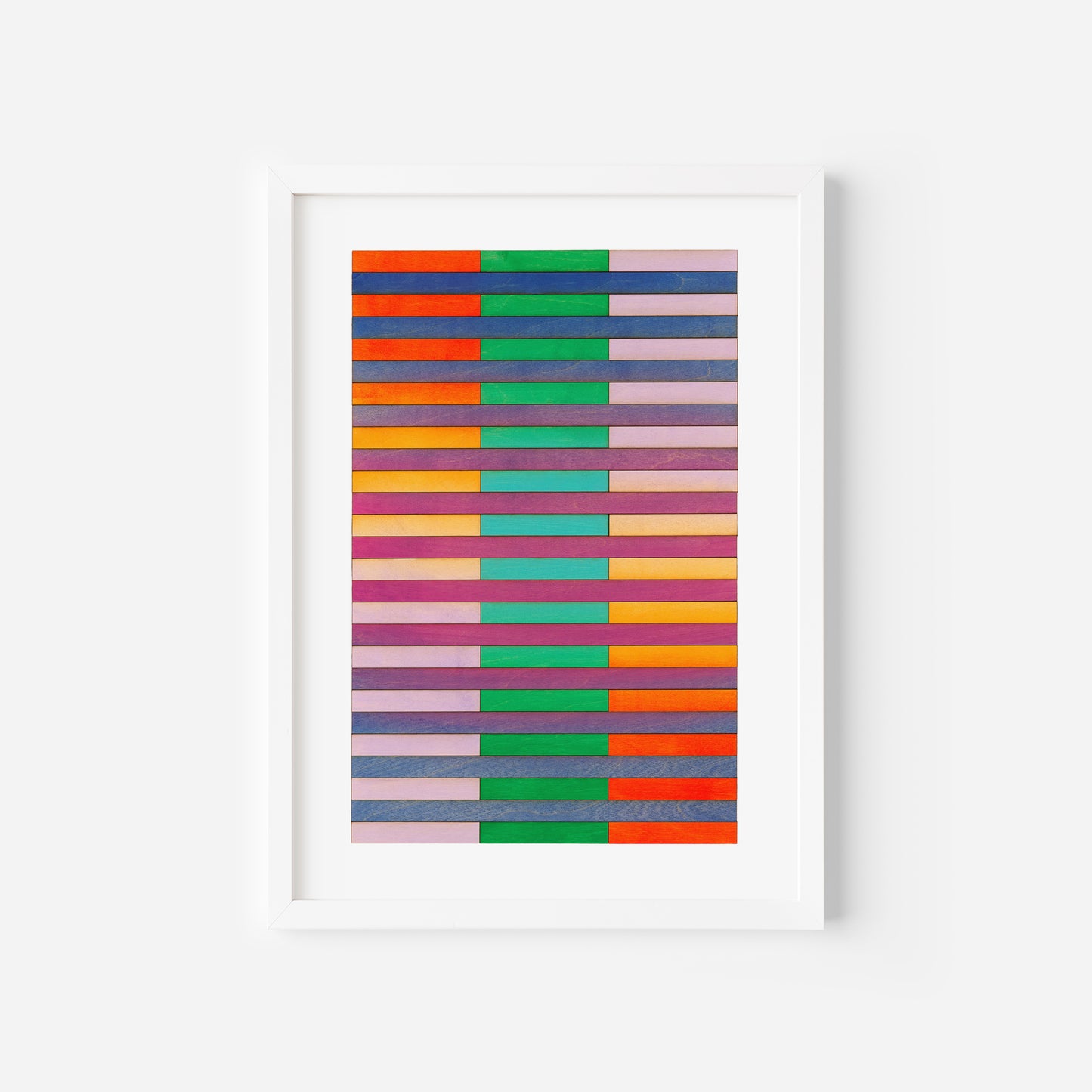 Atlanta Stripe Colour Study Print