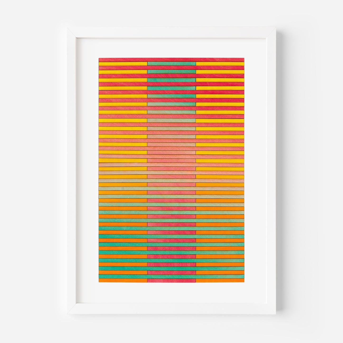 Texas Stripe Colour Study Print