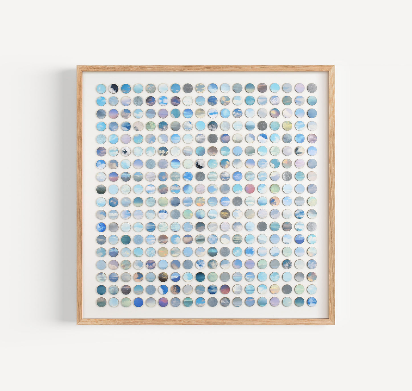 Silver Lining Sky Dots Collage